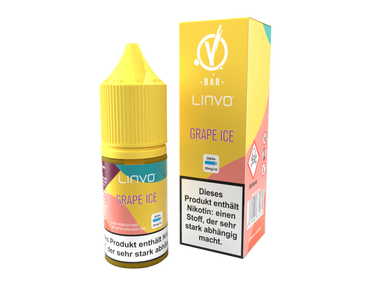 Linvo - Grape Ice - Nikotinsalz Liquid