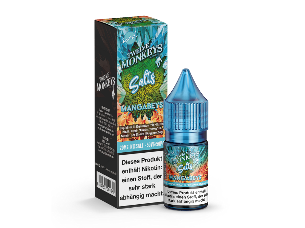 Twelve Monkeys - Iced - Nikotinsalz Liquid Twelve Monkeys - Iced - Nikotinsalz Liquid
