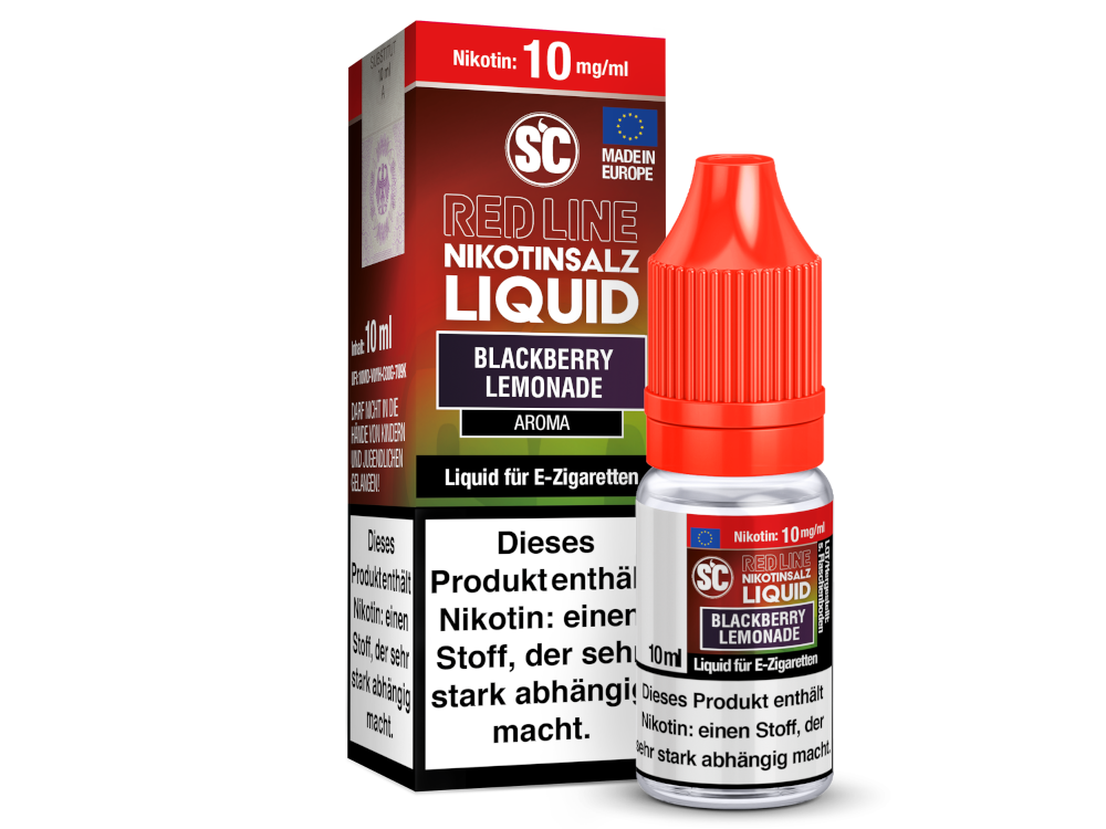 SC - Red Line - Blackberry Lemonade - Nikotinsalz Liquid 