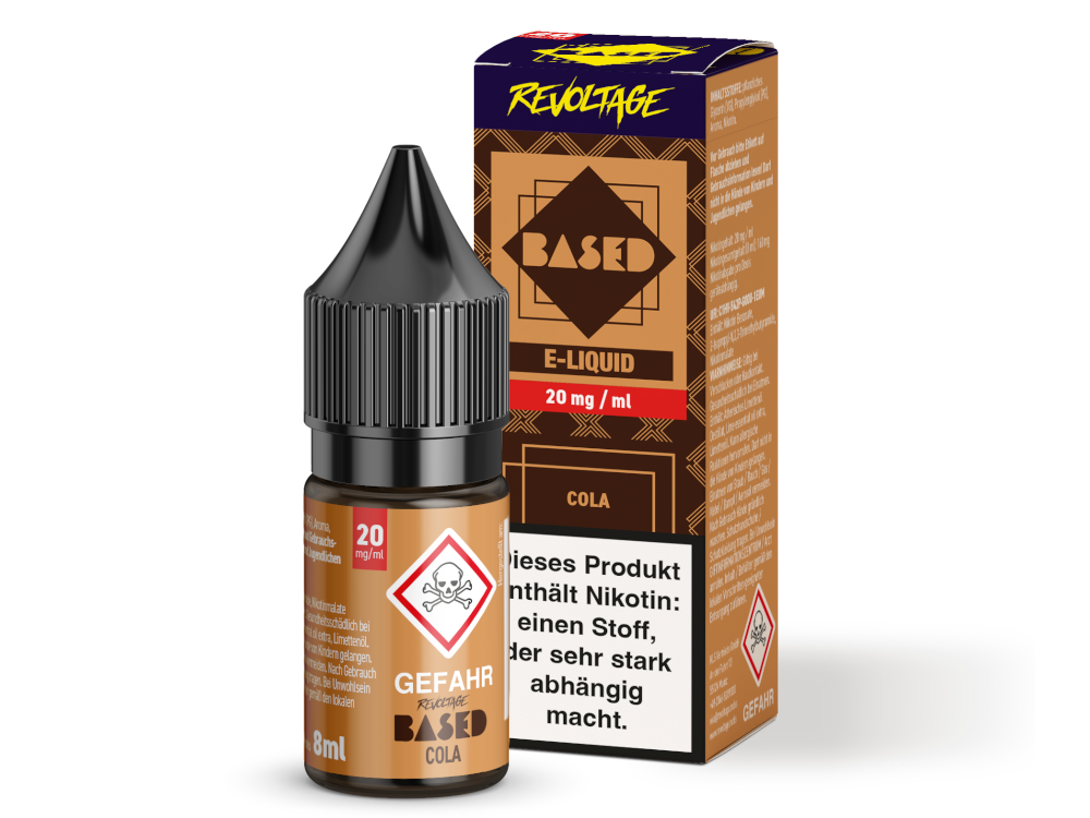 Revoltage - BASED - Hybrid Nikotinsalz Liquid 8 ml Revoltage - BASED - Hybrid Nikotinsalz Liquid 8 ml