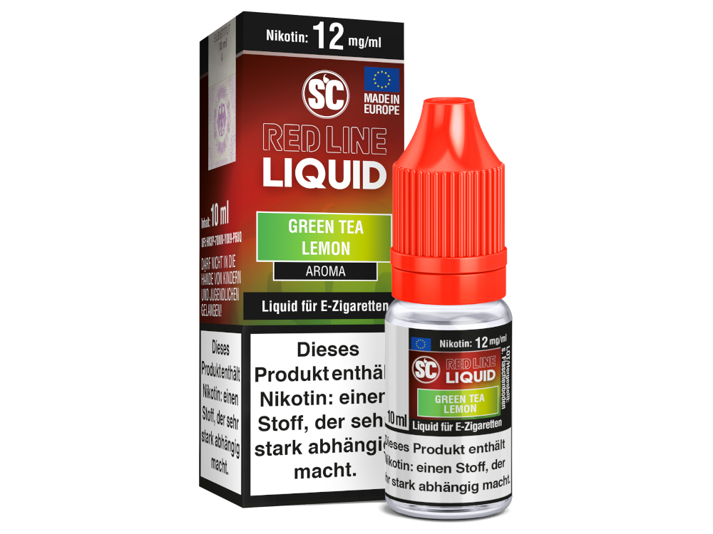 SC - Red Line Nikotin - Green Tea Lemon SC - Red Line Nikotin - Green Tea Lemon