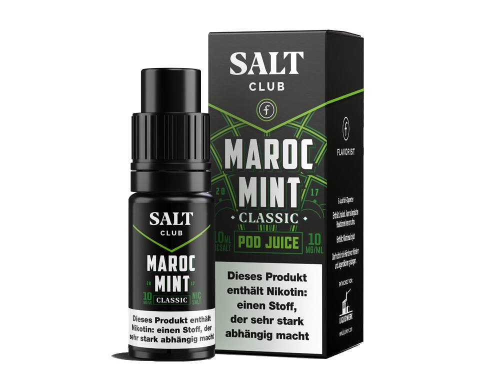 Salt Club - Flavorist Maroc Mint - Nikotinsalz Liquid Salt Club - Flavorist Maroc Mint - Nikotinsalz Liquid
