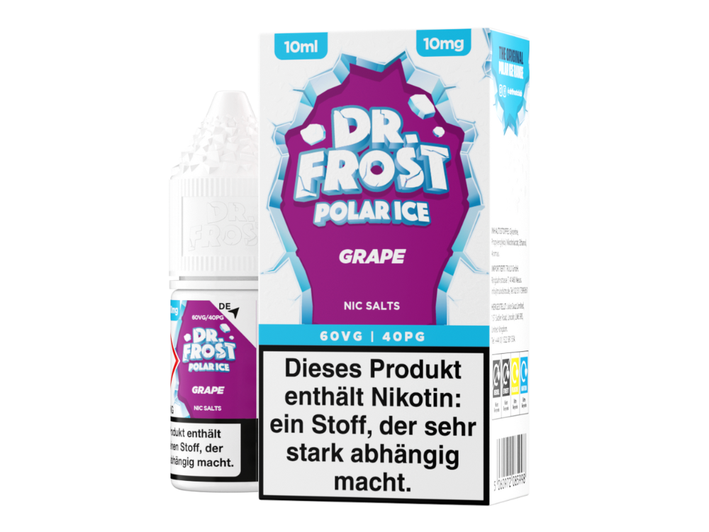 Dr. Frost - Ice Cold - Nikotinsalz Liquid Dr. Frost - Ice Cold - Nikotinsalz Liquid