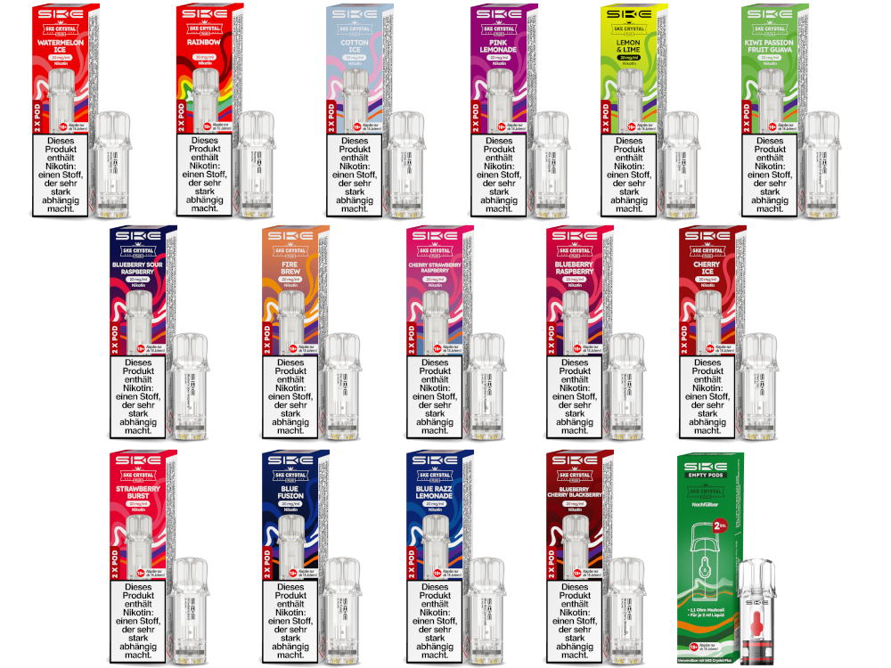 SKE Crystal Plus Pod (2 Stück pro Packung)