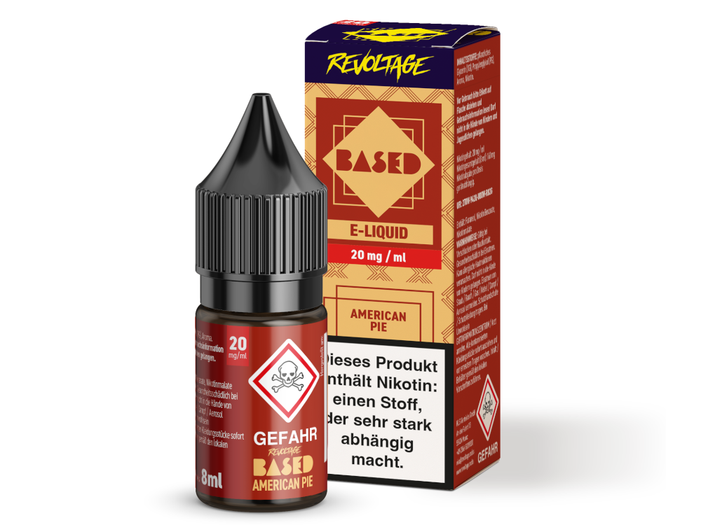 Revoltage - BASED - Hybrid Nikotinsalz Liquid 8 ml Revoltage - BASED - Hybrid Nikotinsalz Liquid 8 ml