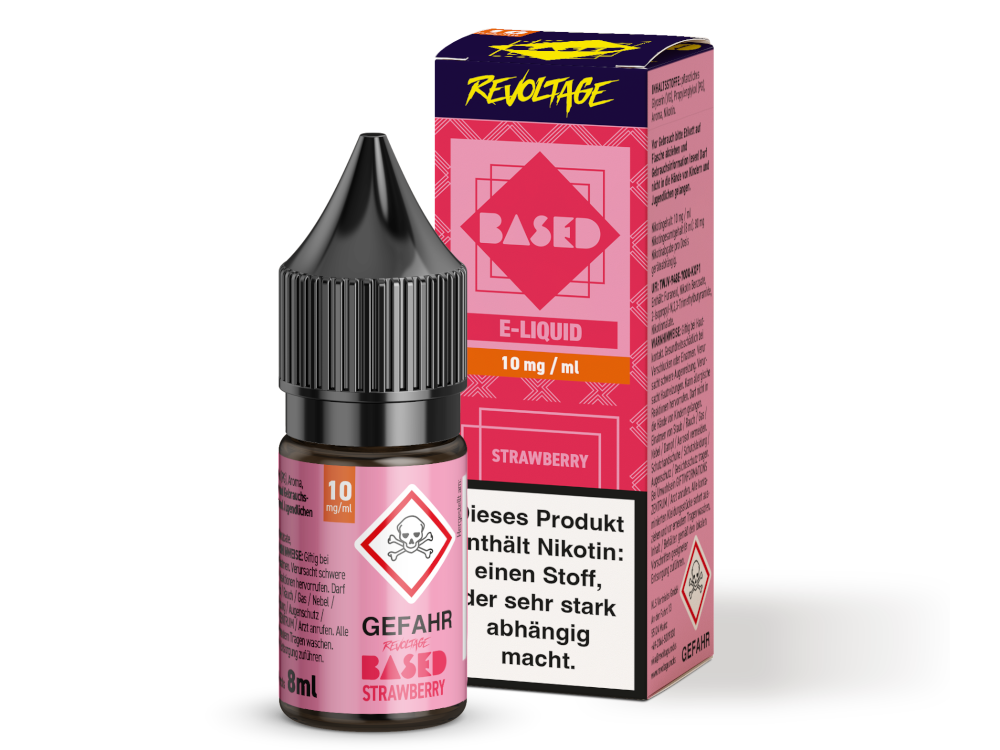 Revoltage - BASED - Hybrid Nikotinsalz Liquid 8 ml Revoltage - BASED - Hybrid Nikotinsalz Liquid 8 ml