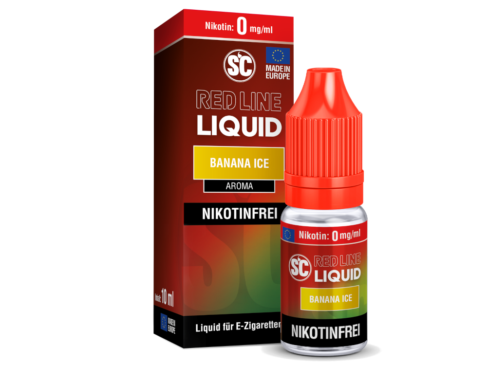 SC - Red Line - Banana Ice - Nikotinsalz Liquid SC - Red Line - Banana Ice - Nikotinsalz Liquid