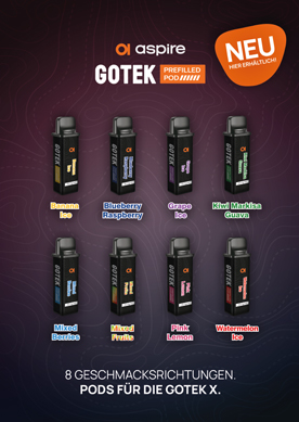 Aspire Gotek Prefilled Pods