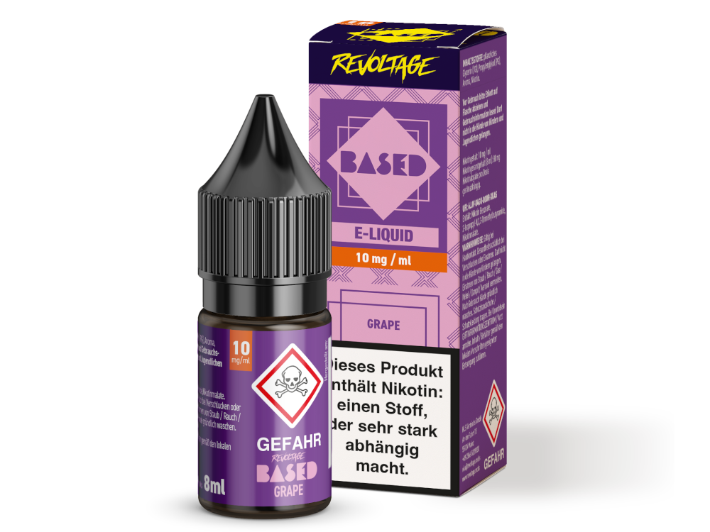 Revoltage - BASED - Hybrid Nikotinsalz Liquid 8 ml Revoltage - BASED - Hybrid Nikotinsalz Liquid 8 ml