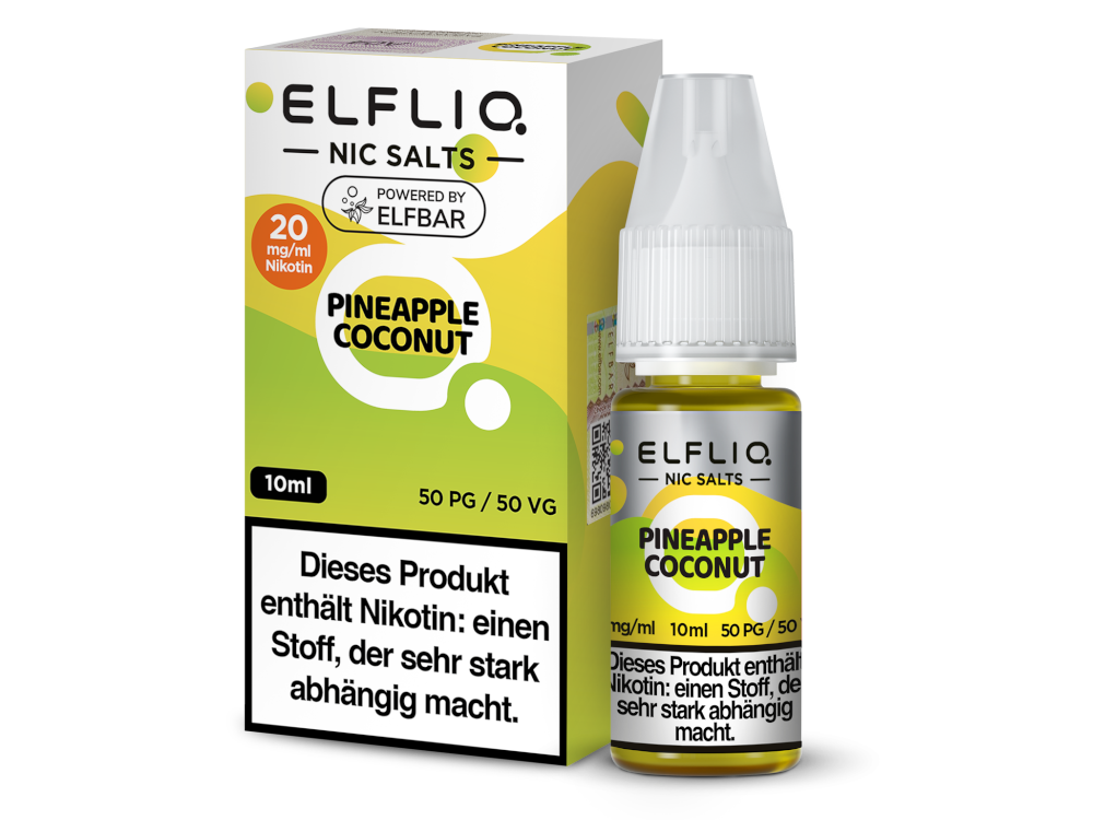 ELFLIQ - Pineapple Coconut - Nikotinsalz Liquid ELFLIQ - Pineapple Coconut - Nikotinsalz Liquid