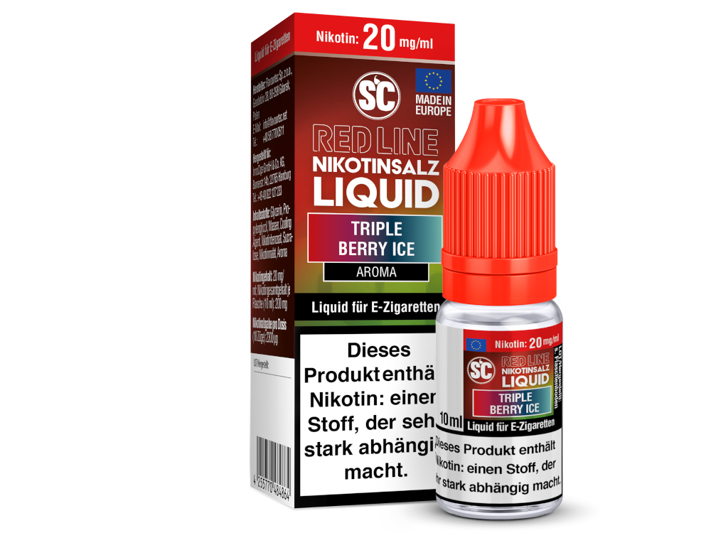 SC - Red Line - Triple Berry Ice - Nikotinsalz Liquid