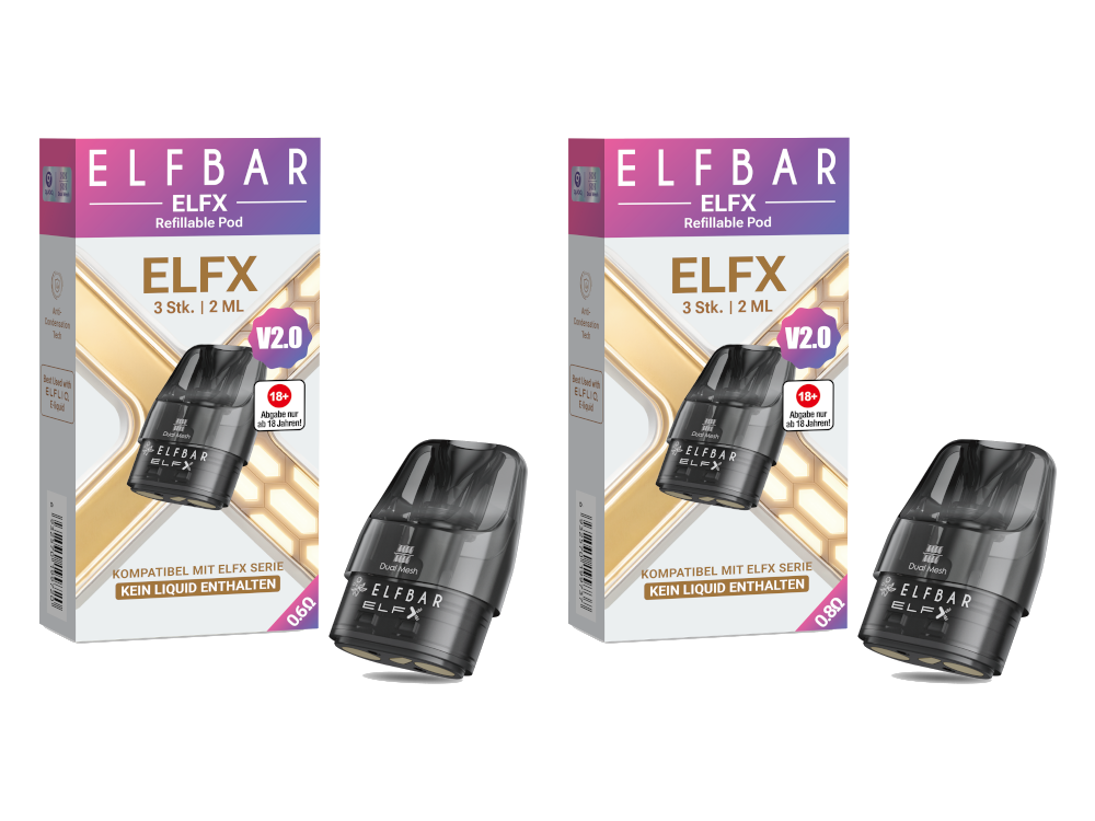 Elfbar Elfx Pod V2.0 (3 Stück pro Packung) Elfbar Elfx Pod V2.0 (3 Stück pro Packung)