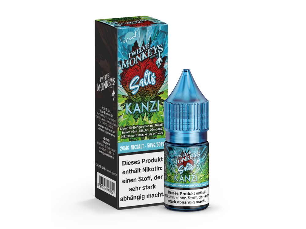 Twelve Monkeys - Iced - Nikotinsalz Liquid Twelve Monkeys - Iced - Nikotinsalz Liquid
