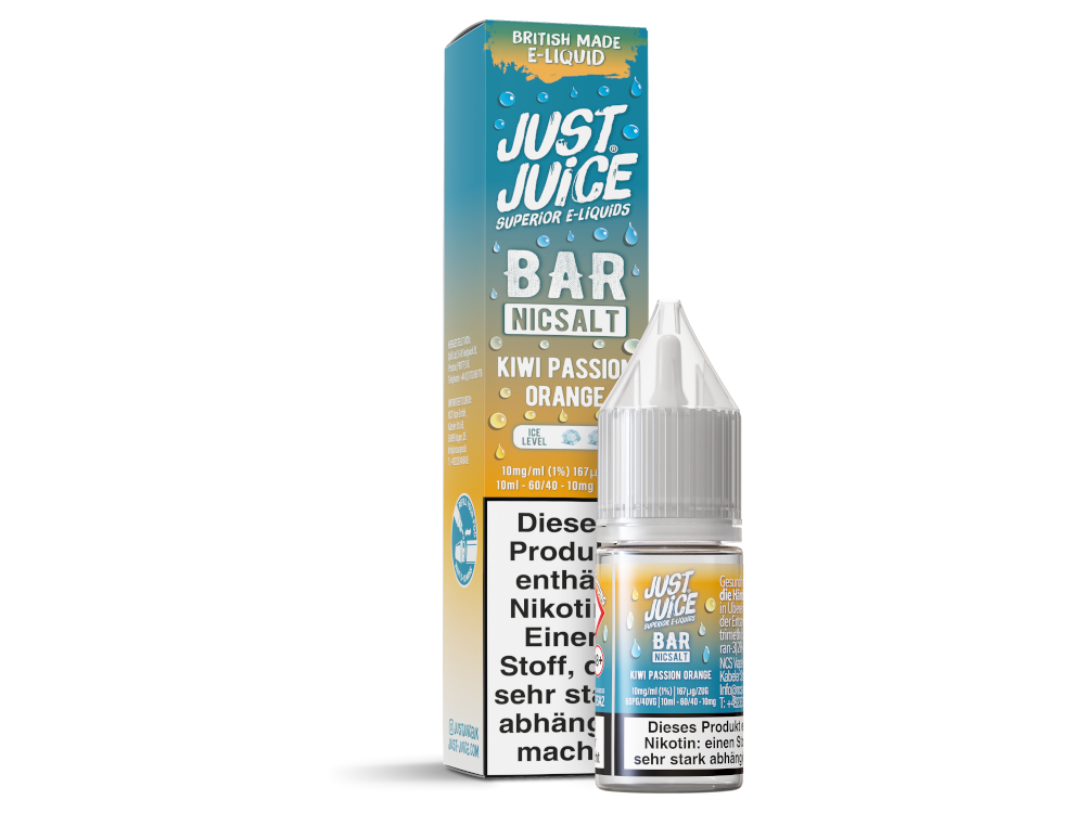 Just Juice - Bar - Nikotinsalz Liquid Just Juice - Bar - Nikotinsalz Liquid