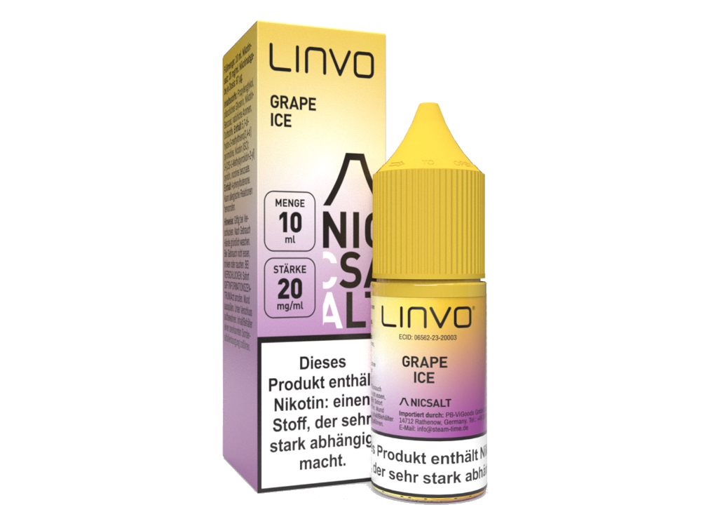 Linvo - Grape Ice - Nikotinsalz Liquid