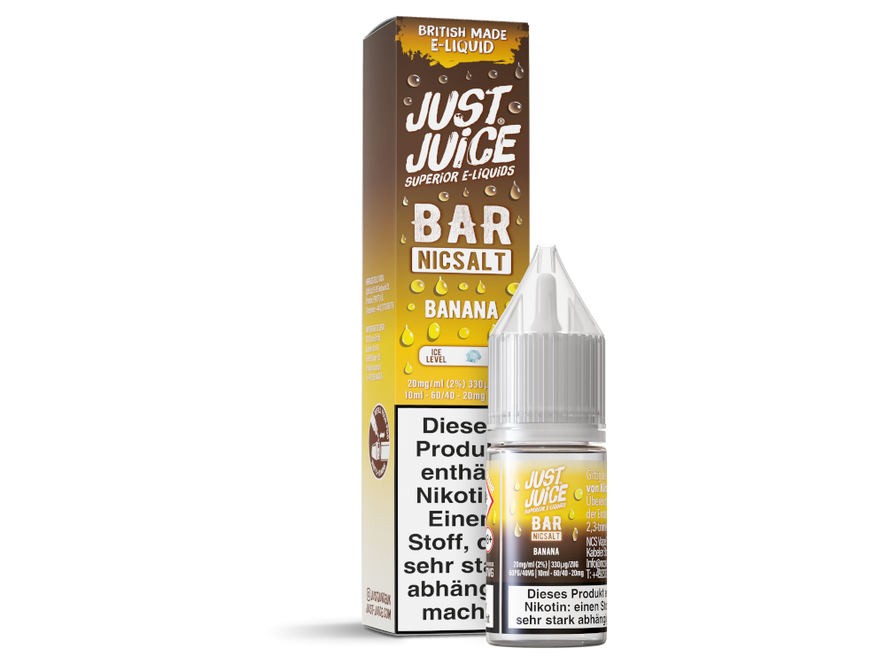 Just Juice - Bar - Nikotinsalz Liquid Just Juice - Bar - Nikotinsalz Liquid