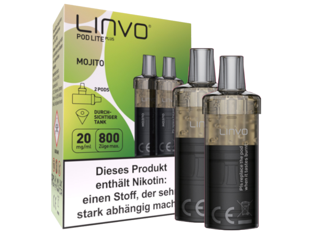 Linvo Pod Lite Plus Cartridge (2 Stück pro Packung)