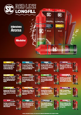 SC Red Line Longfills Liquidkarte