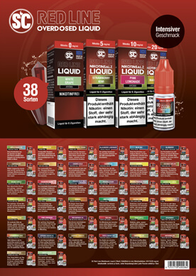 SC Red Line Nicsalts Liquidkarte