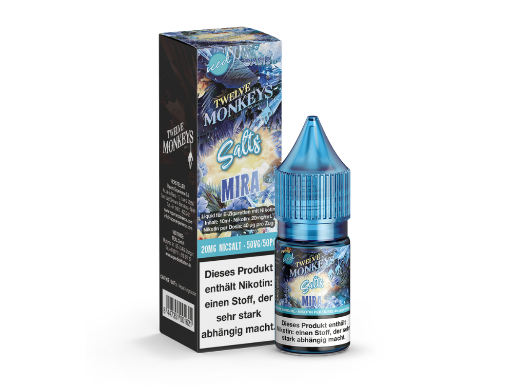 Twelve Monkeys - Iced - Nikotinsalz Liquid Twelve Monkeys - Iced - Nikotinsalz Liquid