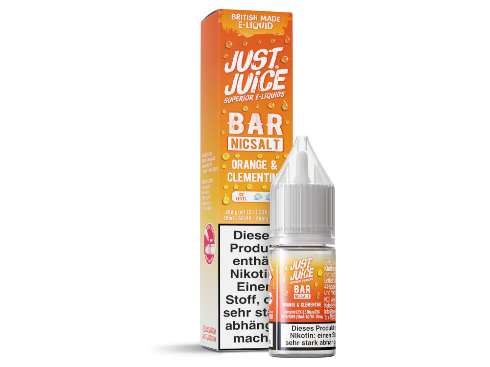 Just Juice - Bar - Nikotinsalz Liquid Just Juice - Bar - Nikotinsalz Liquid