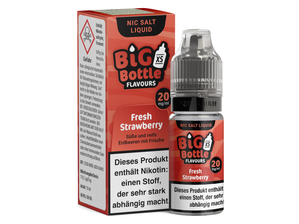 Big Bottle - Fresh Strawberry - Nikotinsalz Liquid
