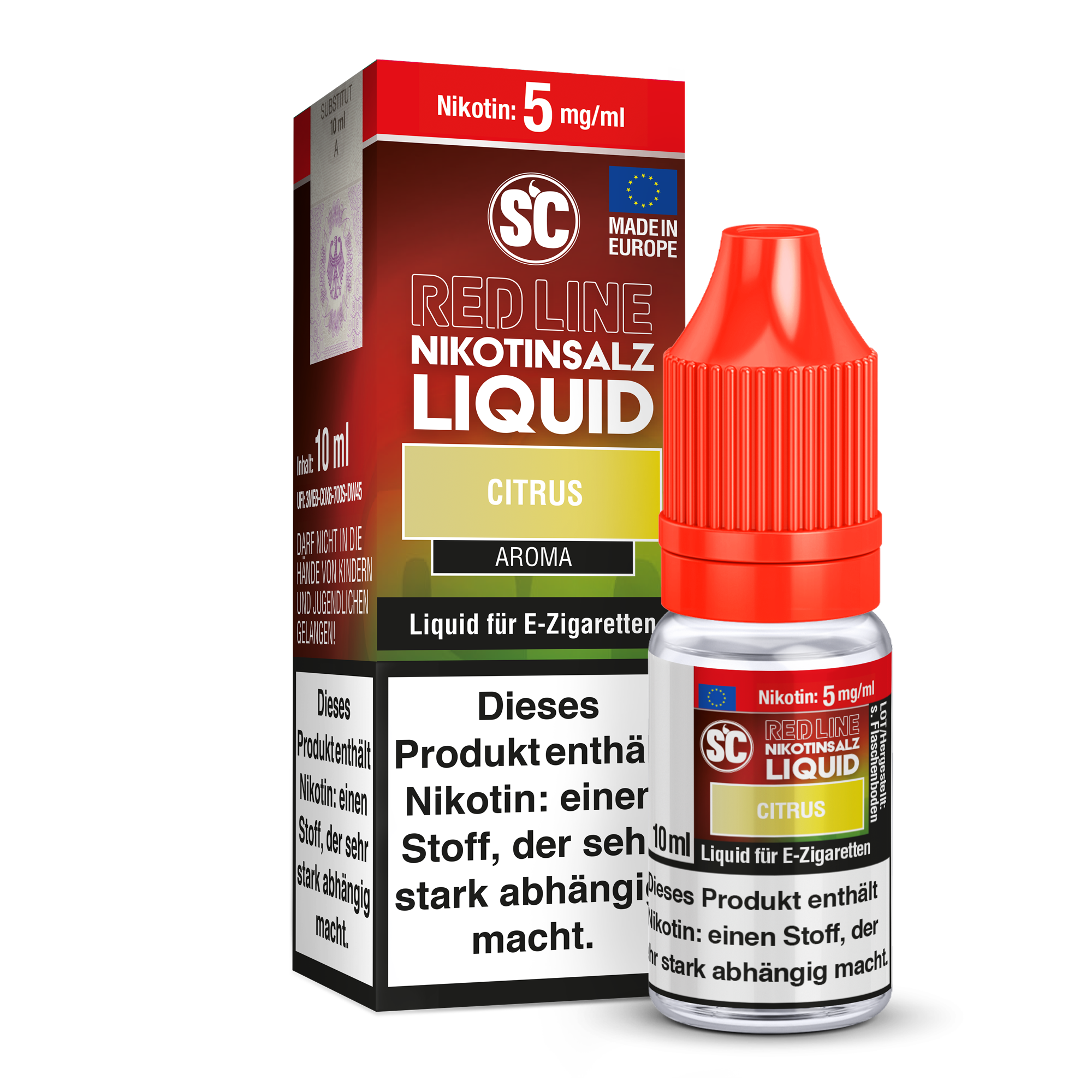 SC - Red Line - Citrus - Nikotinsalz Liquid SC - Red Line - Citrus - Nikotinsalz Liquid