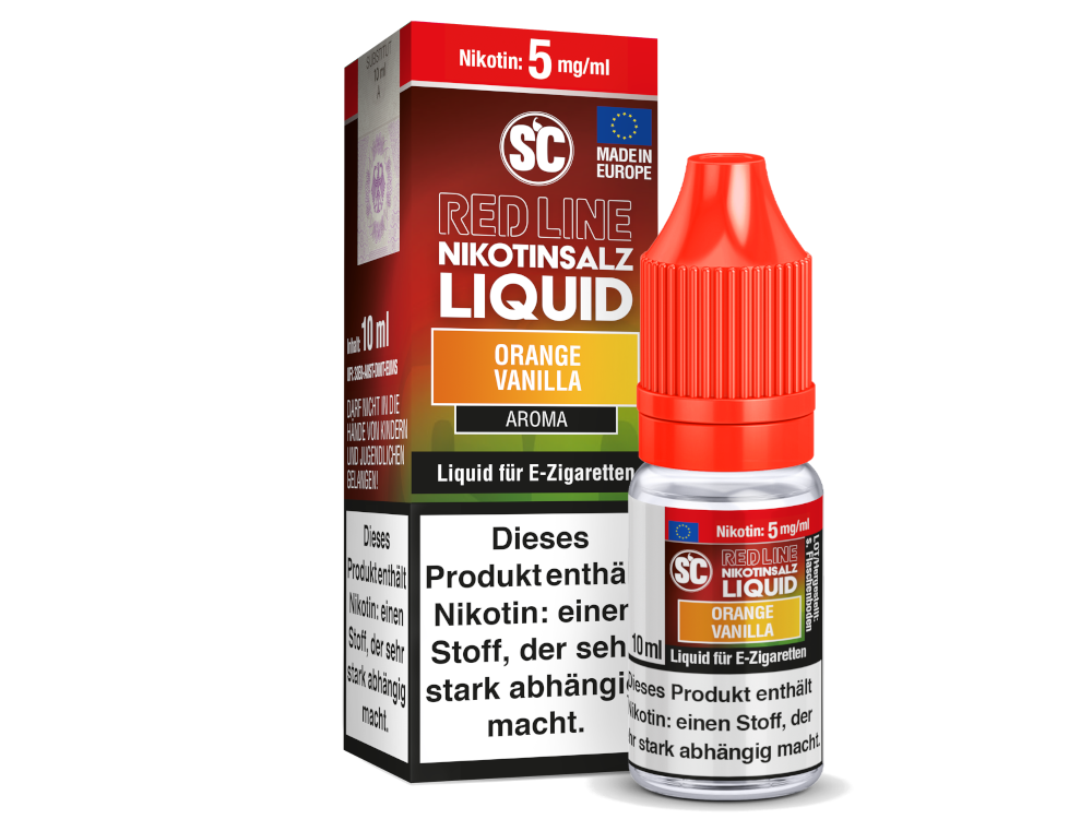 SC - Red Line - Orange Vanilla - Nikotinsalz Liquid SC - Red Line - Orange Vanilla - Nikotinsalz Liquid