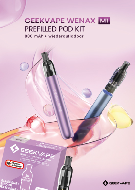 GeekVape Wenax M1 Prefilled Pod Kit Poster