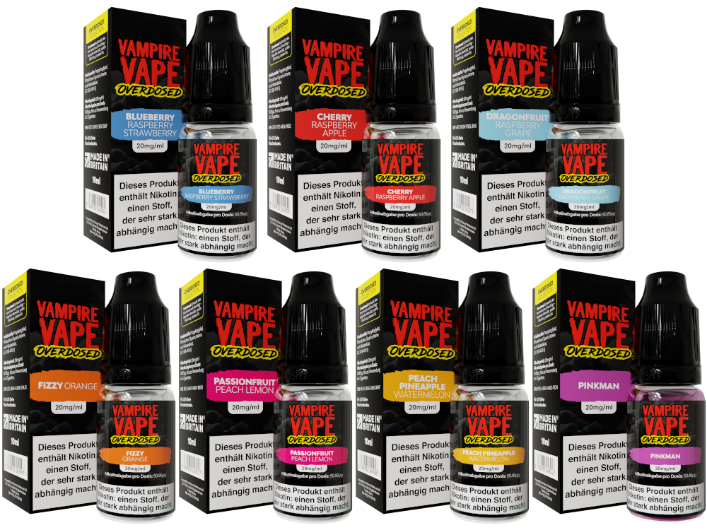 Vampire Vape - Overdosed - Nikotinsalz Liquid