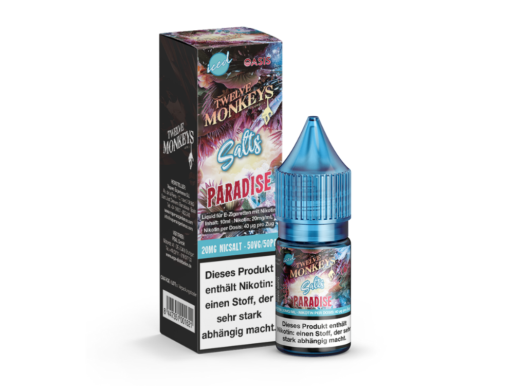 Twelve Monkeys - Iced - Nikotinsalz Liquid Twelve Monkeys - Iced - Nikotinsalz Liquid