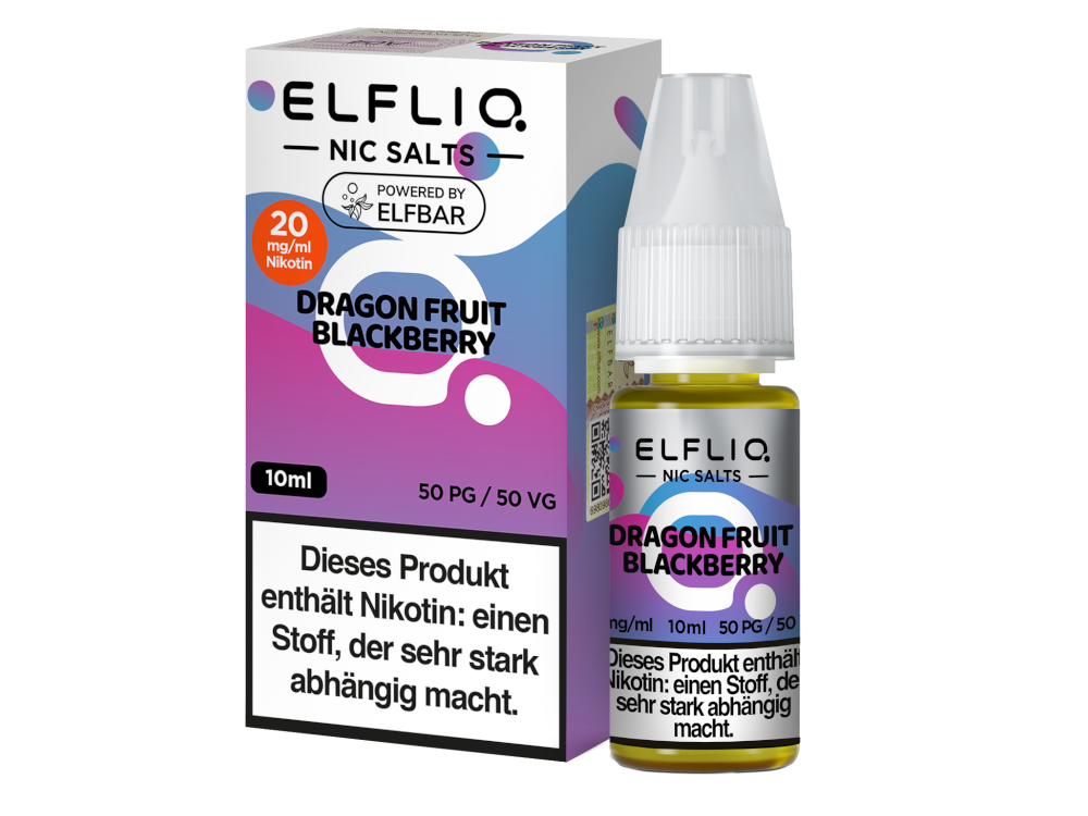 ELFLIQ - Dragon Fruit Blackberry - Nikotinsalz Liquid ELFLIQ - Dragon Fruit Blackberry - Nikotinsalz Liquid