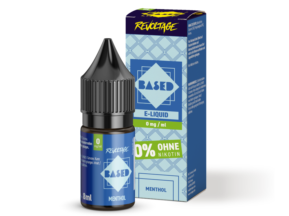 Revoltage - BASED - Hybrid Nikotinsalz Liquid 8 ml Revoltage - BASED - Hybrid Nikotinsalz Liquid 8 ml
