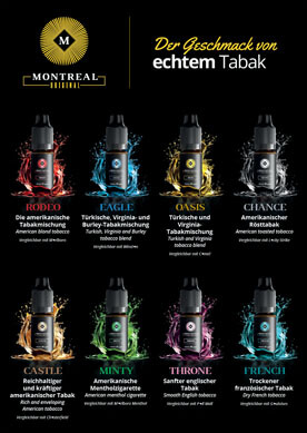 Montreal Liquidkarte