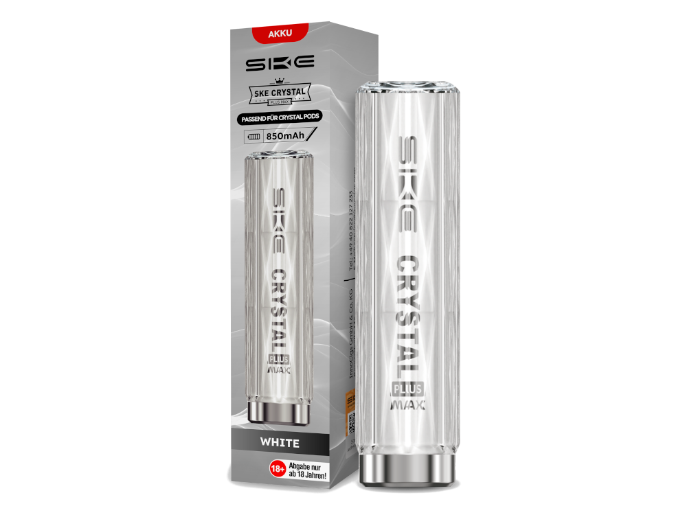 SKE Crystal Plus MAX Akku 850 mAh