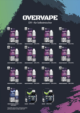 OVERVAPE DIY Liquidkarte