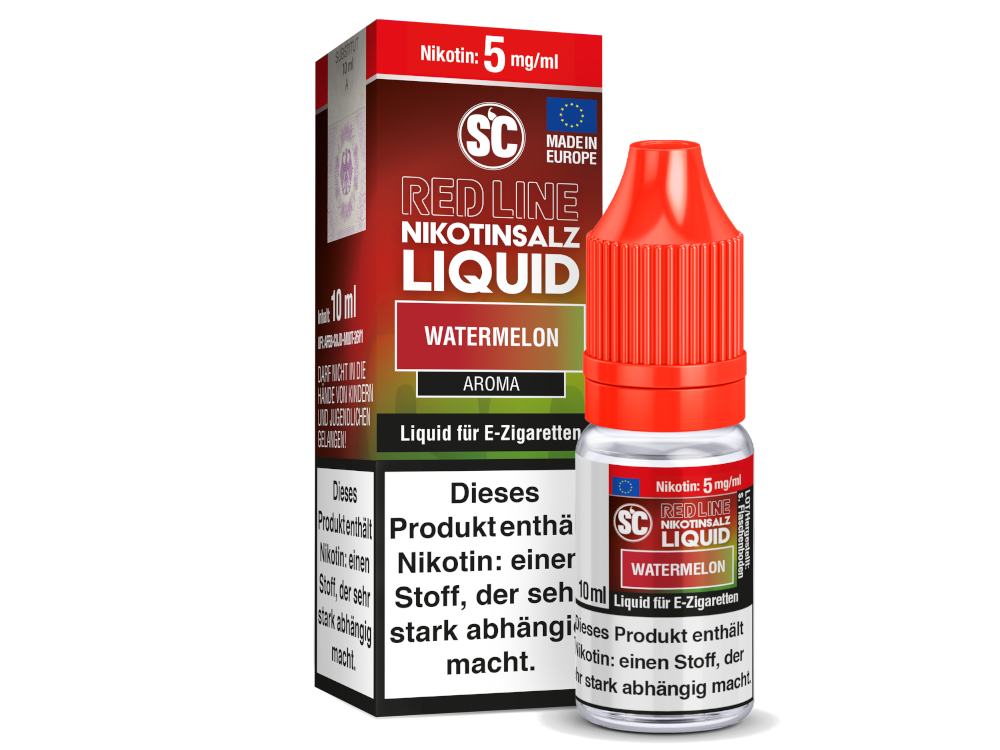 SC - Red Line - Watermelon - Nikotinsalz Liquid SC - Red Line - Watermelon - Nikotinsalz Liquid