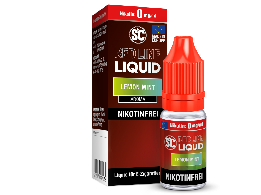 SC - Red Line - Lemon Mint - Nikotinsalz Liquid SC - Red Line - Lemon Mint - Nikotinsalz Liquid