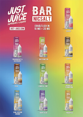 JUST JUICE Bar Nicsalts