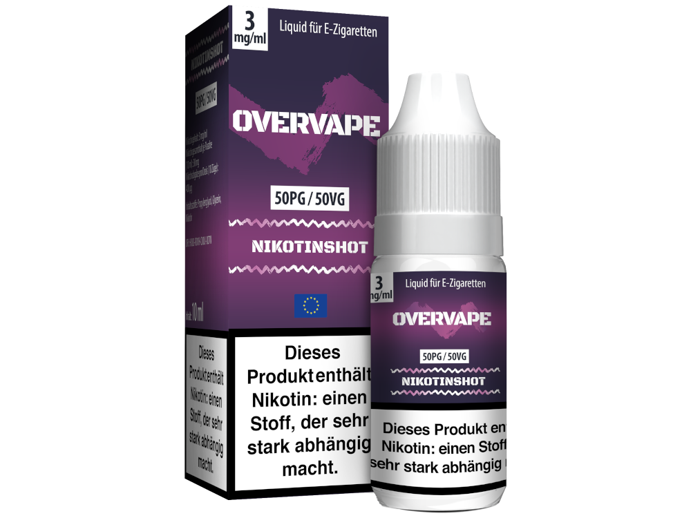 Overvape - 10 ml Nikotin Shot Overvape - 10 ml Nikotin Shot