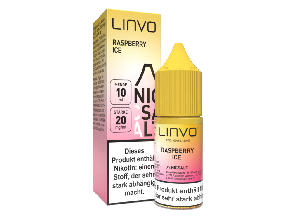 Linvo - Raspberry Ice - Nikotinsalz Liquid