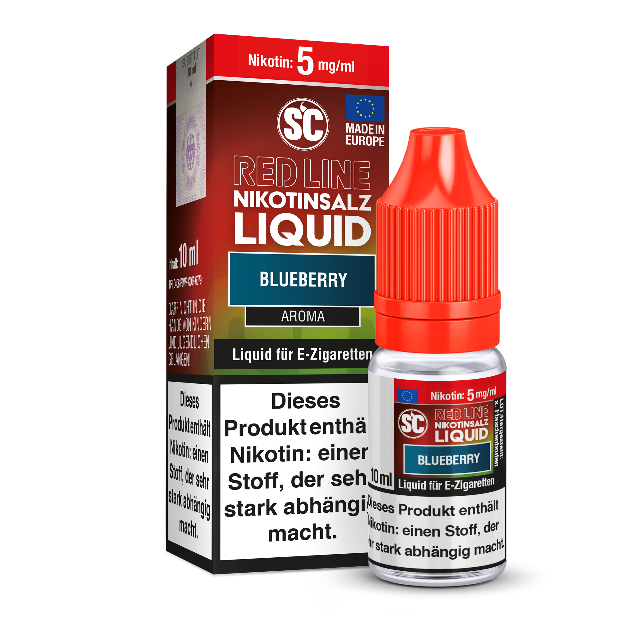 SC - Red Line - Blueberry - Nikotinsalz Liquid