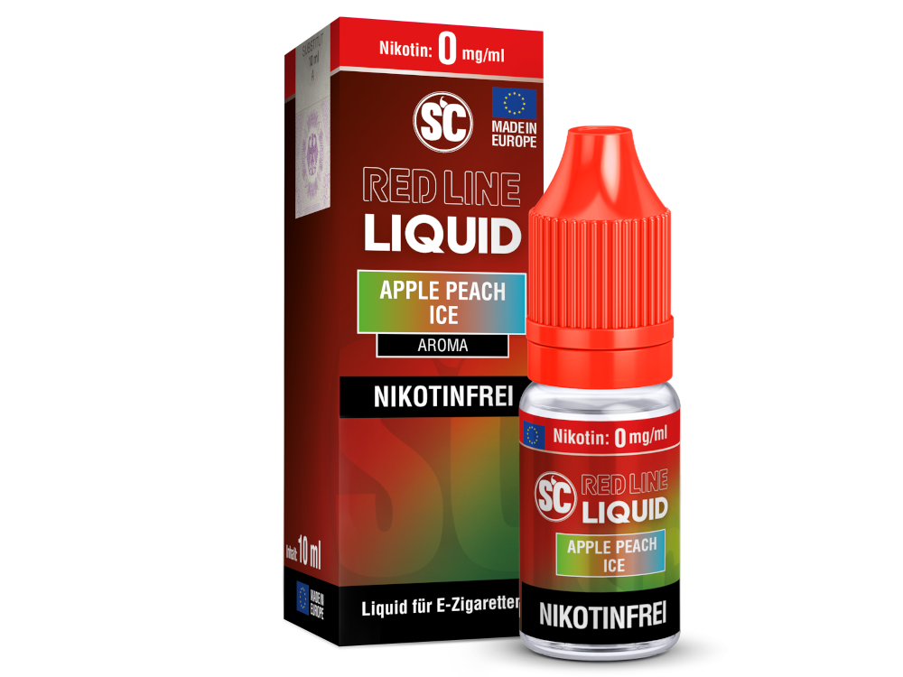 SC - Red Line - Apple Peach Ice - Nikotinsalz Liquid