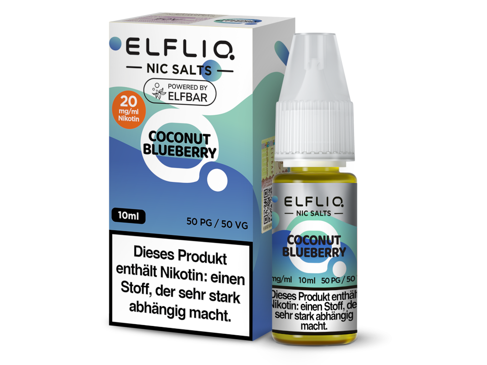ELFLIQ - Coconut Blueberry - Nikotinsalz Liquid ELFLIQ - Coconut Blueberry - Nikotinsalz Liquid