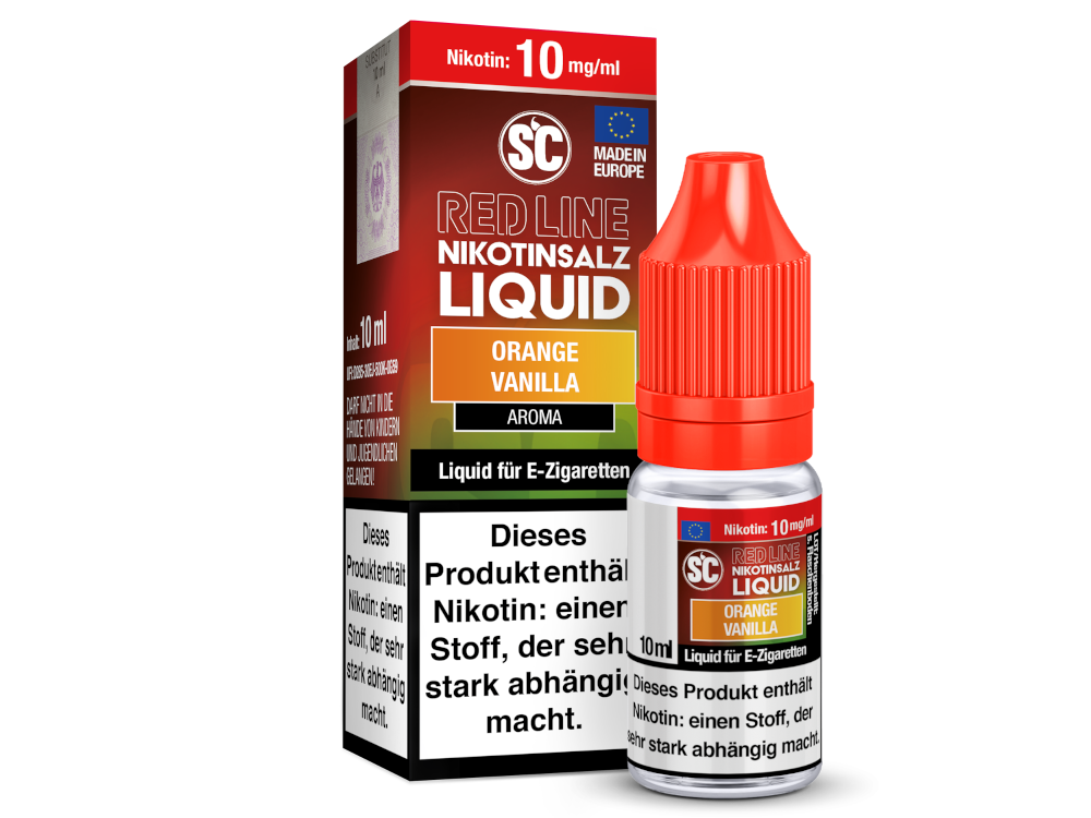 SC - Red Line - Orange Vanilla - Nikotinsalz Liquid SC - Red Line - Orange Vanilla - Nikotinsalz Liquid