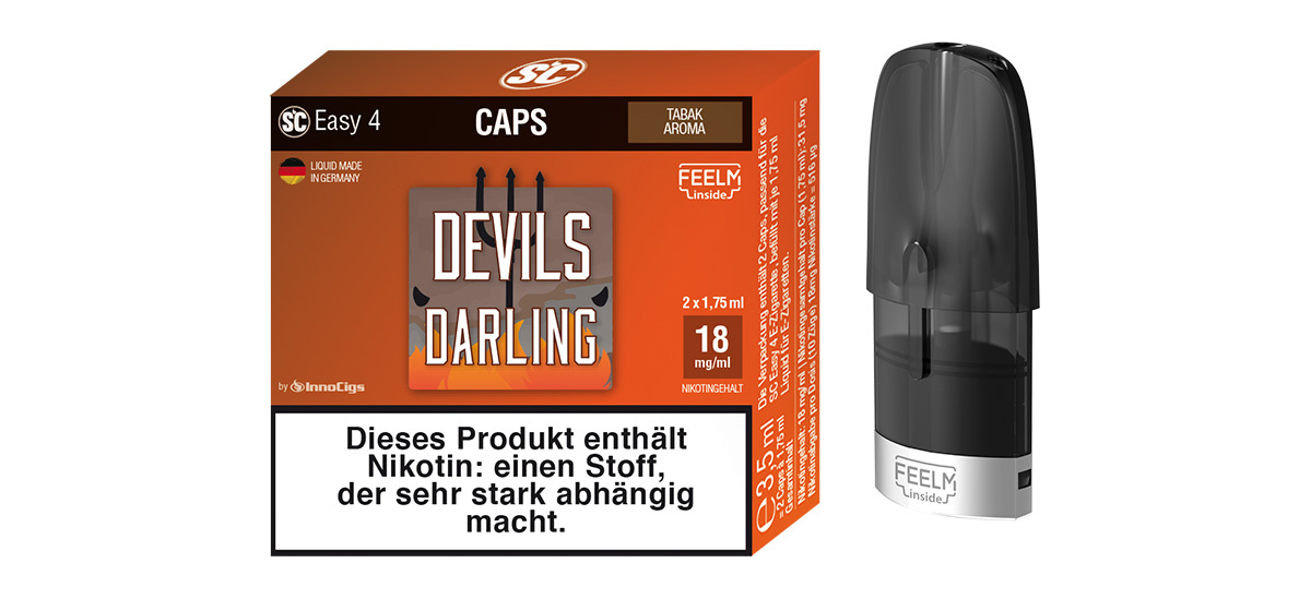 SC Easy 4 Caps Devils Darling Tabak (2 Stück pro Packung)