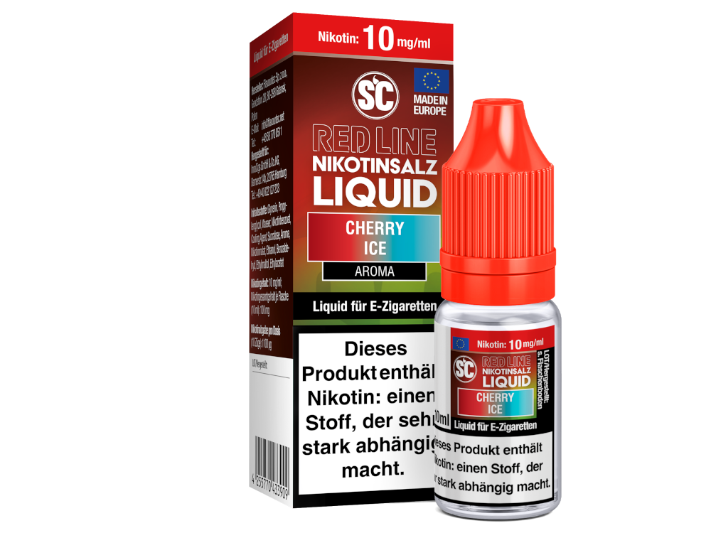 SC - Red Line - Cherry Ice - Nikotinsalz Liquid SC - Red Line - Cherry Ice - Nikotinsalz Liquid