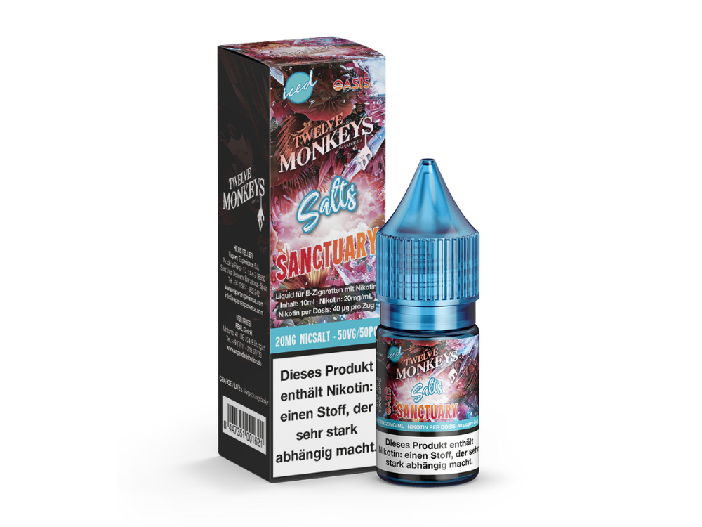 Twelve Monkeys - Iced - Nikotinsalz Liquid Twelve Monkeys - Iced - Nikotinsalz Liquid