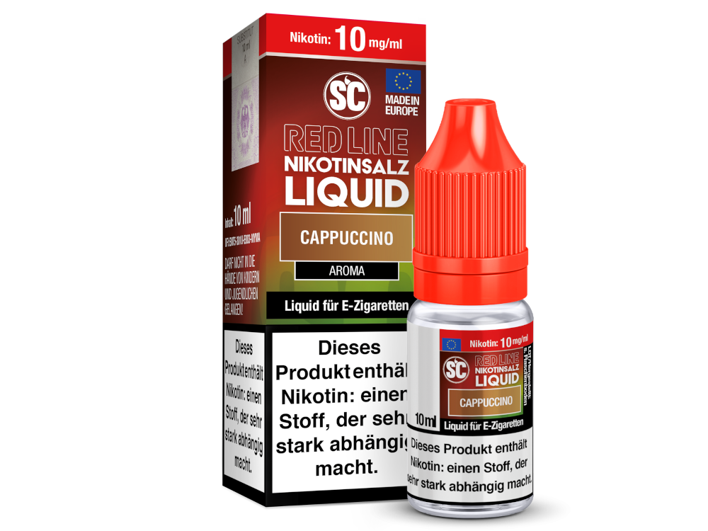 SC - Red Line - Cappuccino - Nikotinsalz Liquid