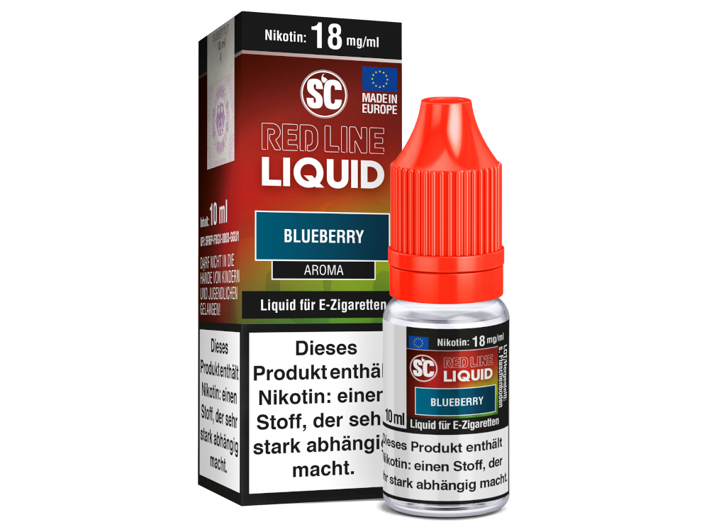 SC - Red Line Nikotin - Blueberry